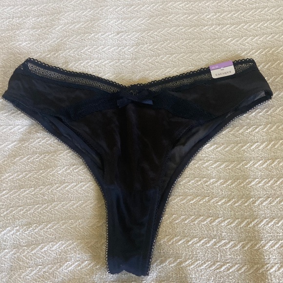 Cacique Other - NWT Cacique tanga black panty 18 20